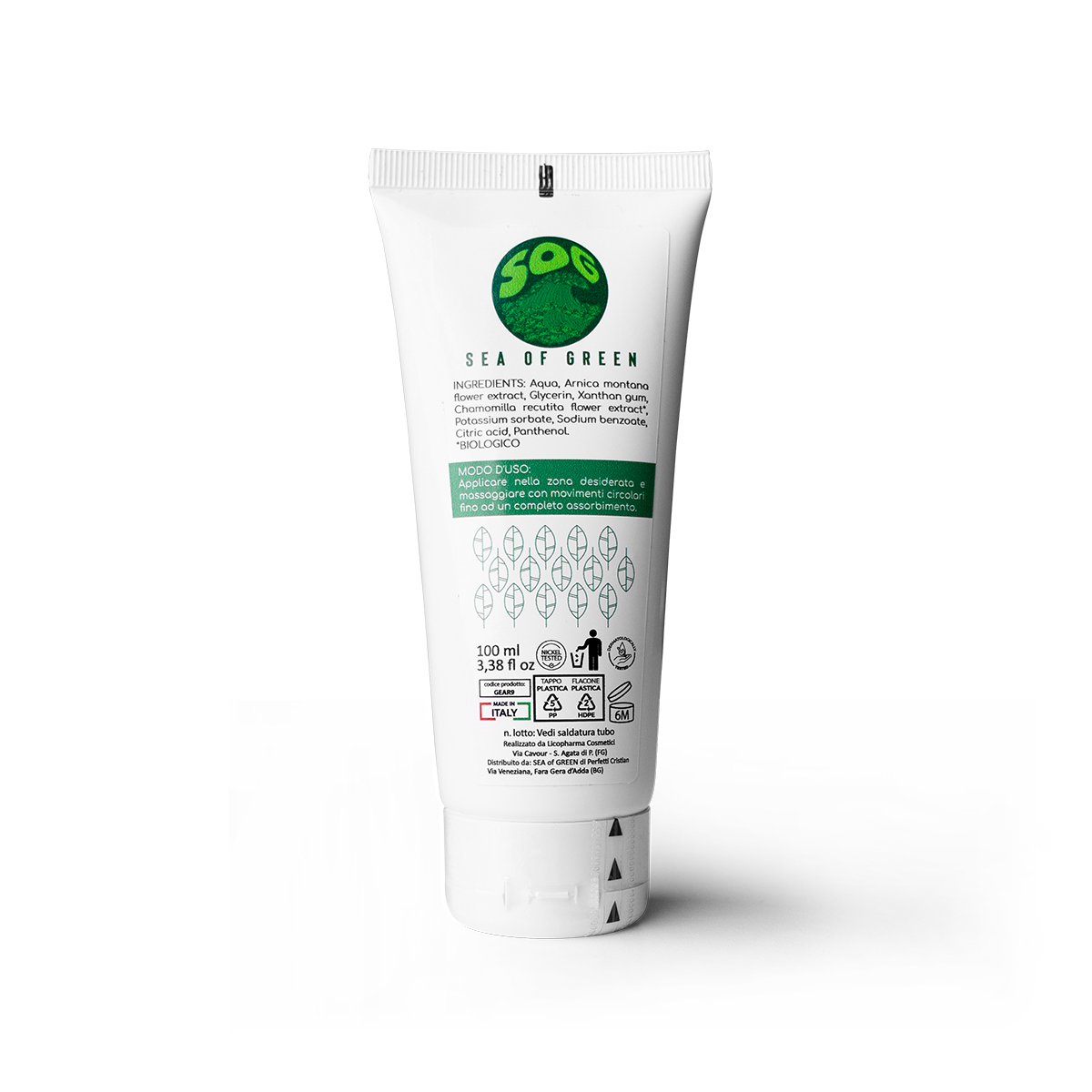 Anti-inflammatory Arnica Gel with Hemp Extract